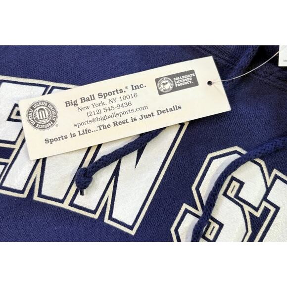 Big Ball Sports ‎Vintage Penn State Hoodie Blue Drawstring Size Large - Picture 6 of 7